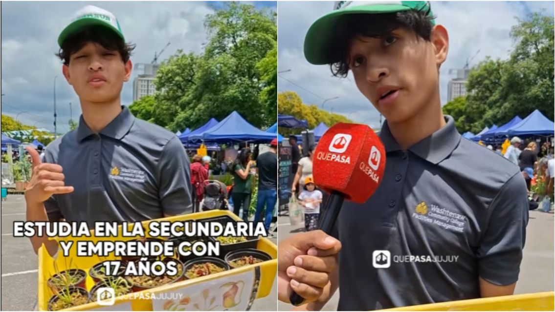 Juje�o de 17 a�os estudia y emprende con su propio negocio