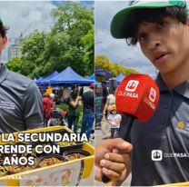 Jujeño de 17 años estudia y emprende con su propio negocio