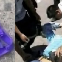 Casi lo mata una bombacha: la prenda íntima salió volando y el conductor perdió el control