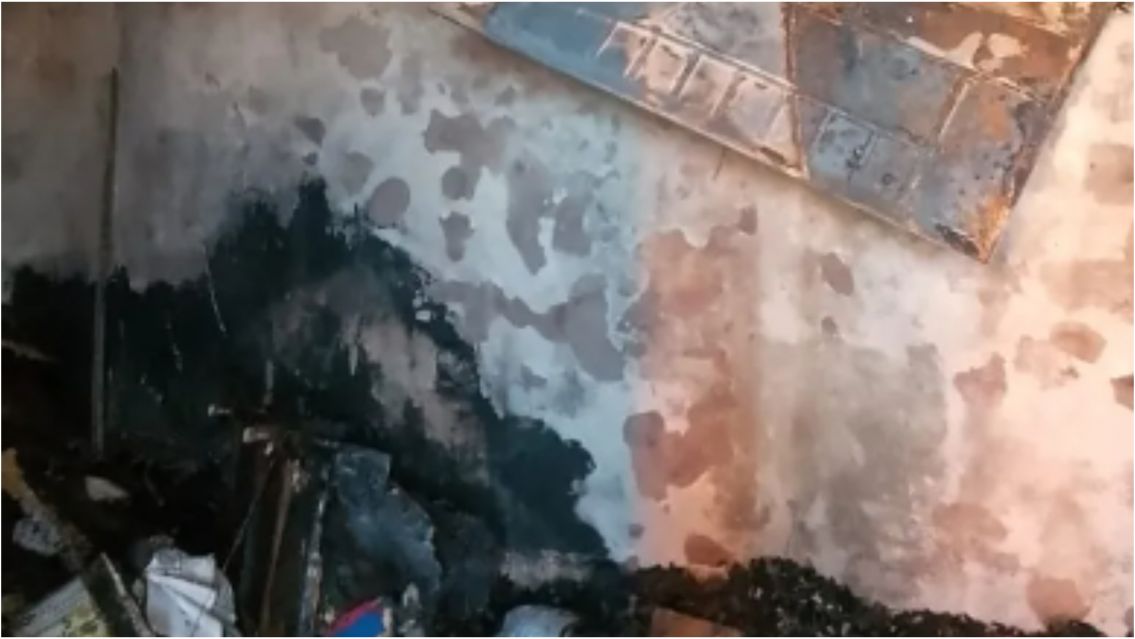 Devastador incendio dejó sin nada a una familia de Alto Comedero