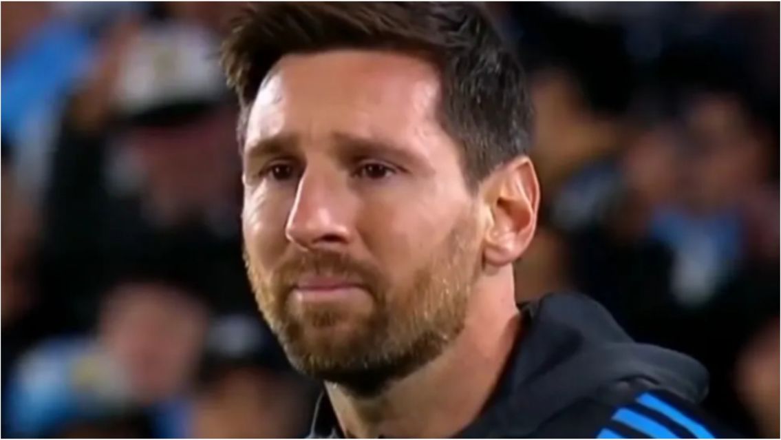 Hasta las lágrimas: Messi se emocionó tras recibir un premio en España