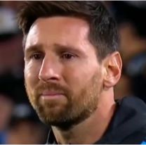 Hasta las lágrimas: Messi se emocionó tras recibir un premio en España