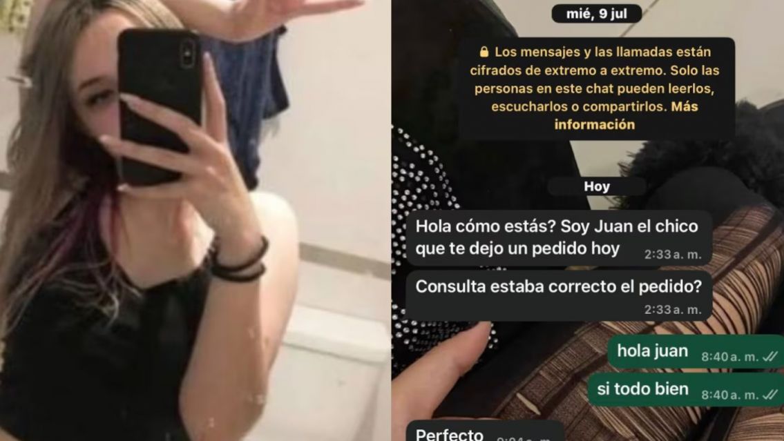 Una joven hizo un pedido y el repartidor la sorprendió con un inesperado mensaje: "El..."