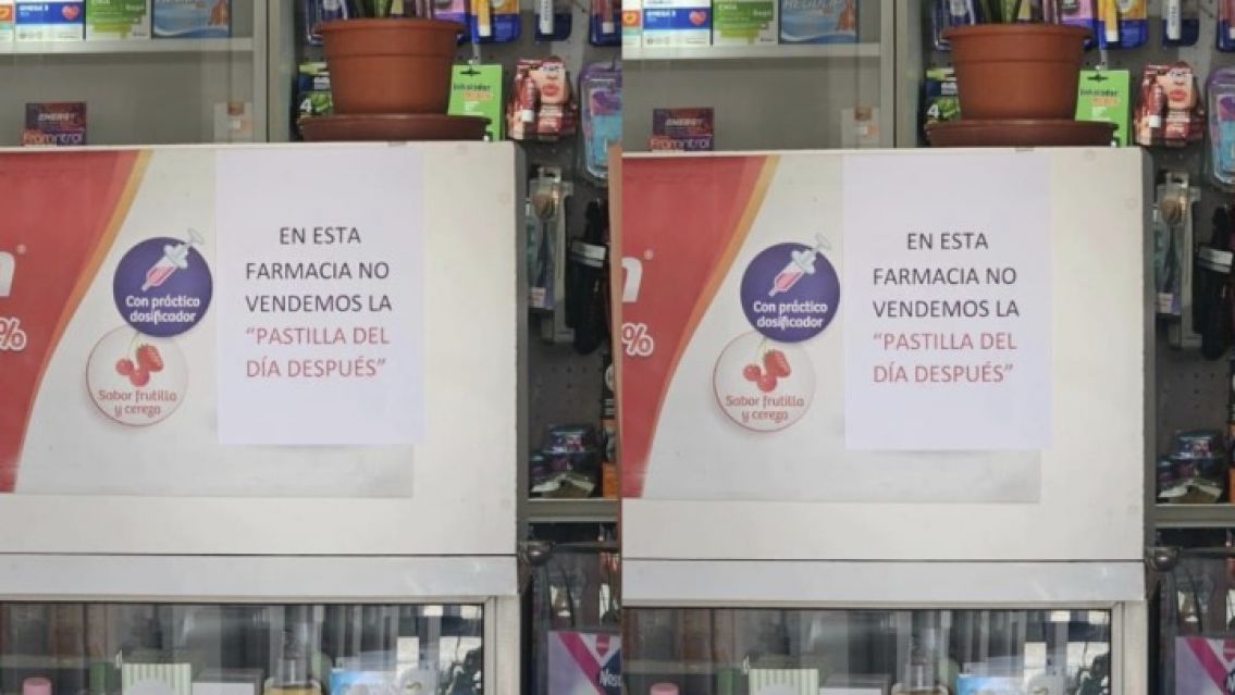 El cartel que pusieron en una farmacia gener� debate: qu� dice