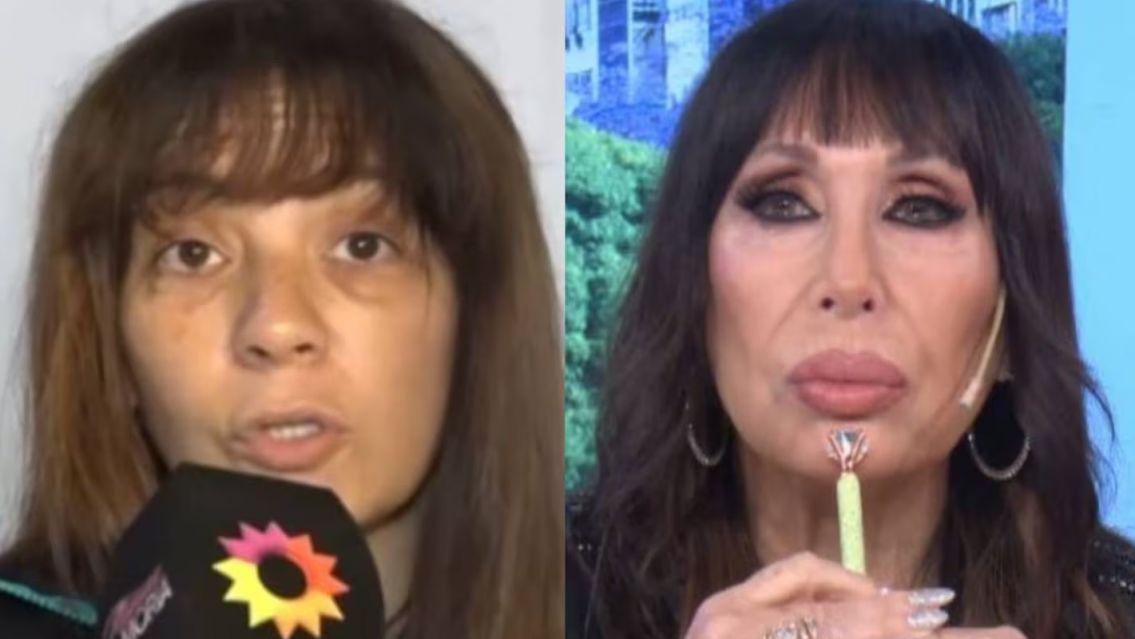 La terrible reacci�n de Moria Cas�n al ver a Lissa Vera de "Bandana" a cara lavada