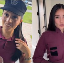 Revelaron más videos de la policía que usa el uniforme para hacer videos extraños