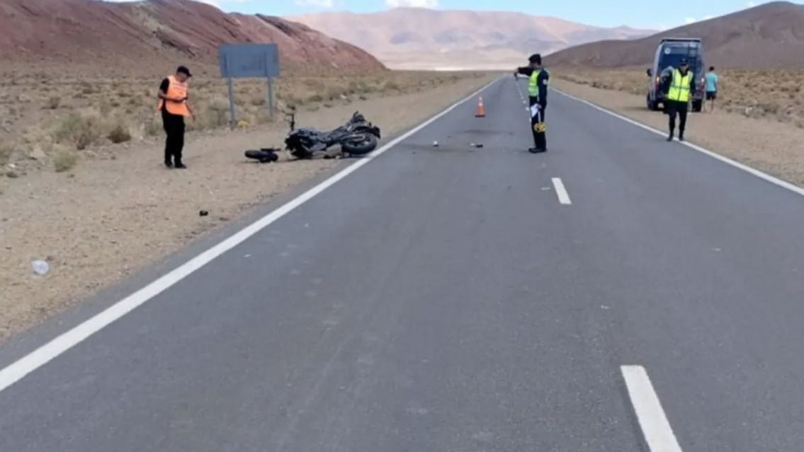 Accidente fatal en Jujuy: turista brasile�o muri� al caer de su moto 