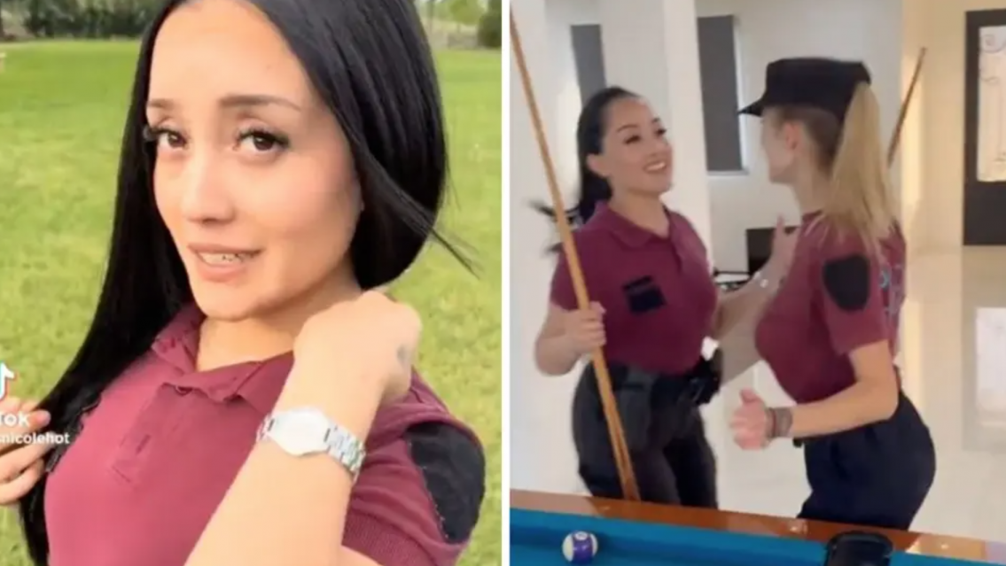 Habl� la polic�a suspendida por haber subido videos provocativos: "Lo hice por necesidad"