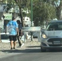 Le dijo que no a un limpiavidrios en Güemes y se sacó: "Logré sacar justo la foto"