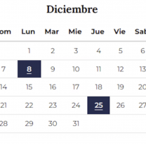 ATENTOS: este es el próximo feriado y fin de semana largo antes de Navidad