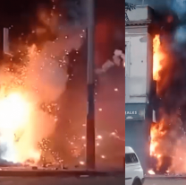 Se incendió un local de cohetes: tuvieron que evacuar a los vecinos y hay heridos