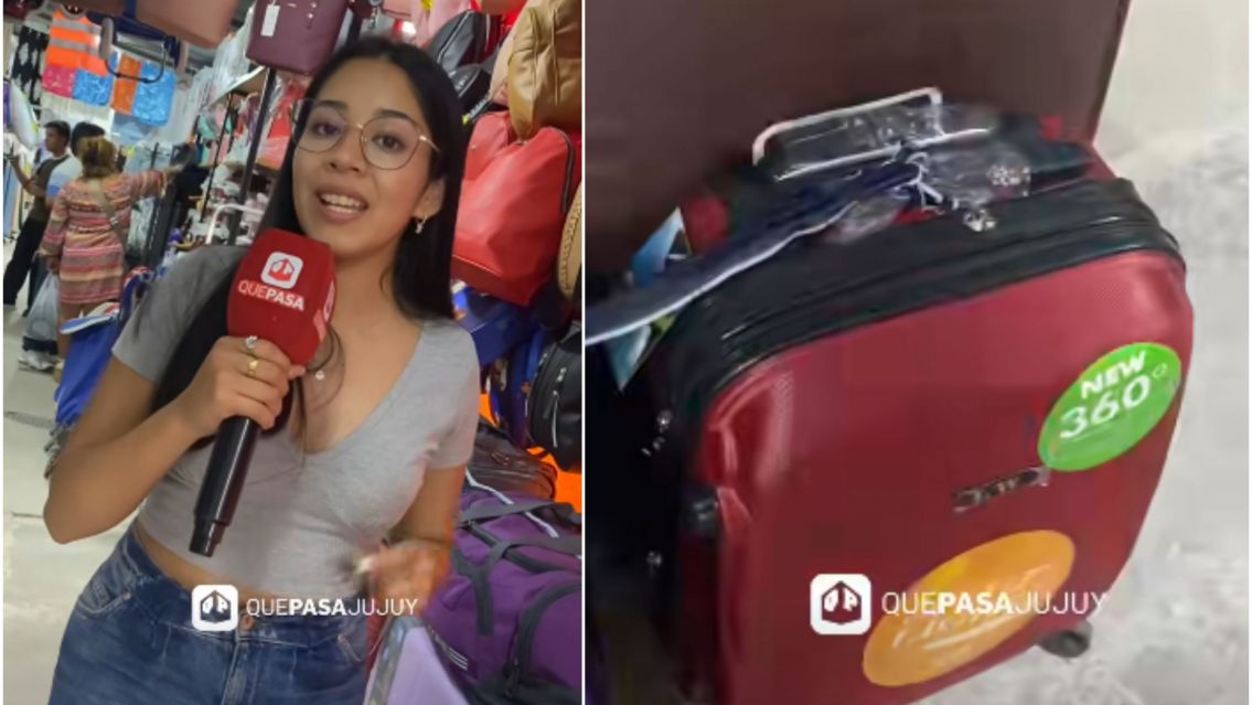 Valijas en Perico: el tremendo precio que encontramos 