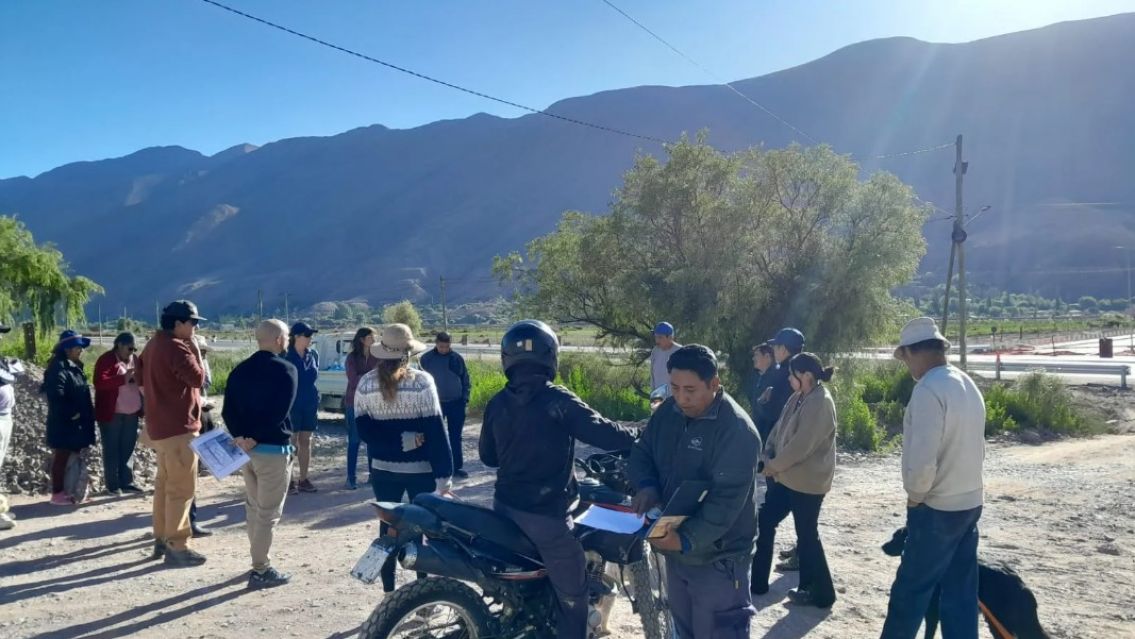 Bronca en Tilcara con Vialidad�Nacional: denuncian que le cerraron el paso a un barrio�