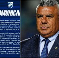 Talleres de Perico salió a bancar a Chiqui Tapia