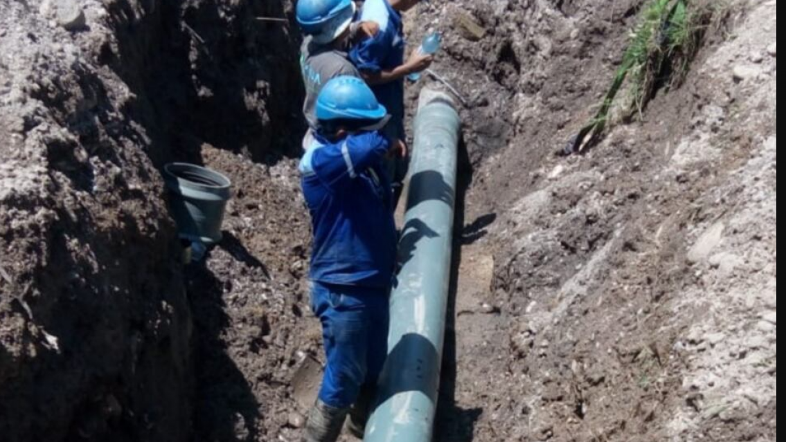 Corte de agua en Loma Golf por reparaciones en la red