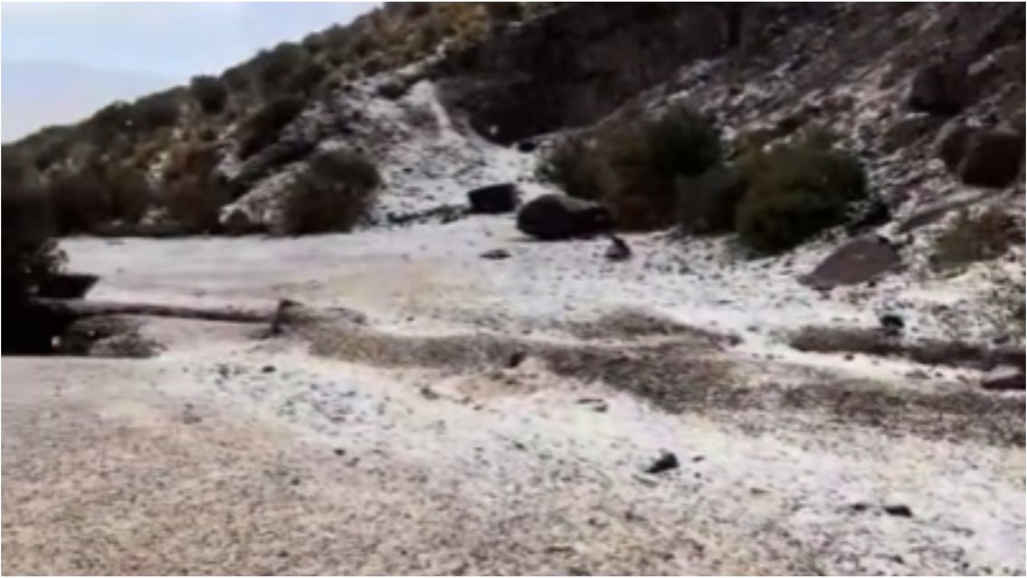 En plena ola de calor, cayó nieve en Jujuy: qué zonas se tiñeron de blanco