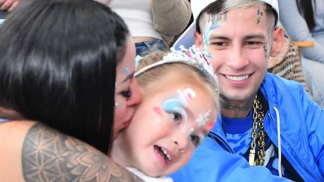 L-Gante le cumplió un sueño a su hija Jamaica: la reacción de Tamara Báez
