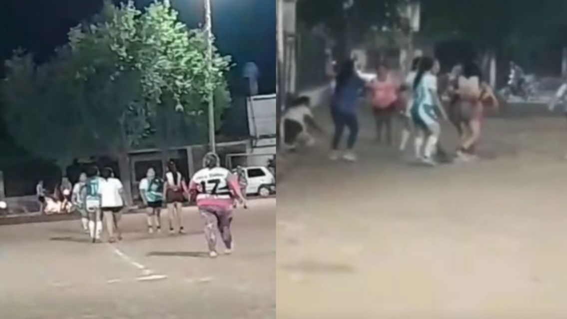 Terrible pelea entre futbolistas jujeñas: se dieron con todo