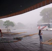 Una fuerte tormenta con granizo azotó a San Pedro de Jujuy