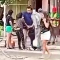 Tía y sobrina se "repartieron bollos" por una infidelidad en pleno centro