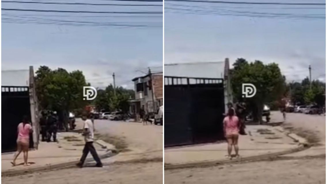 Vecinos jujeños tomaban tranqui hasta que se desconocieron: escandalo, piedras y desastre