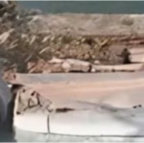 Volv&iacute;an de una fiesta del trabajo y volcaron en un canal: muri&oacute; un hombre