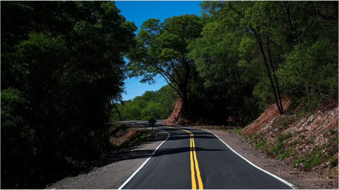 Sadir oficializó la apertura de la Ruta 56 pavimentada