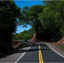 Sadir oficializó la apertura de la Ruta 56 pavimentada