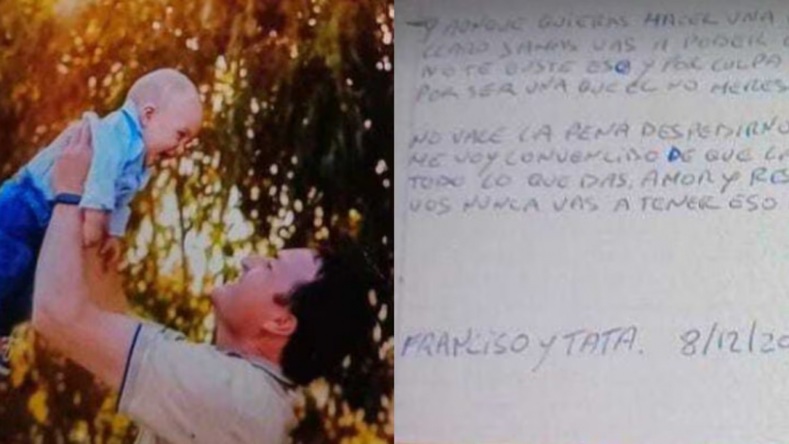 La carta que dejó el monstruo que mató a su propio hijo de 4 añitos