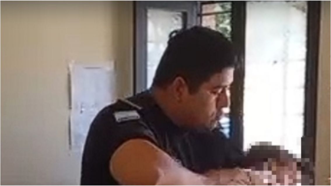 Policía jujeño le salvó la vida a una bebé de un añito