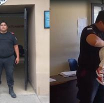 Un policía salvó la vida de una beba de 15 meses durante una broncoaspiración