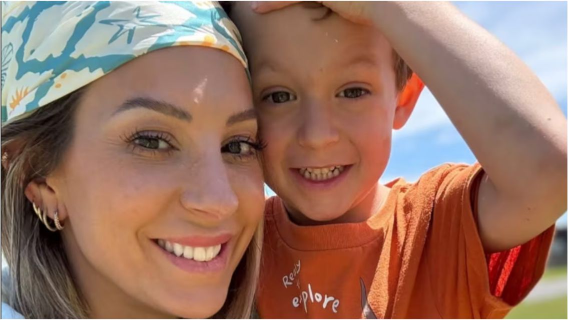 Momento dif�cil para Noelia Marzol: su hijo fue operado y dieron novedades