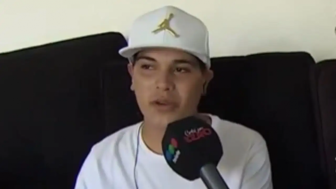 Conmoci�n y sorpresa por Thiago Medina, mostr� c�mo le qued� la piel