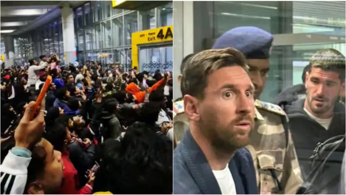 Locura por Messi: llegó a India para hacer una gira e inaugurar una estatua