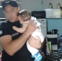 Mujer dej&oacute; abandonado a su beb&eacute; de 7 meses y lo rescat&oacute; la polic&iacute;a