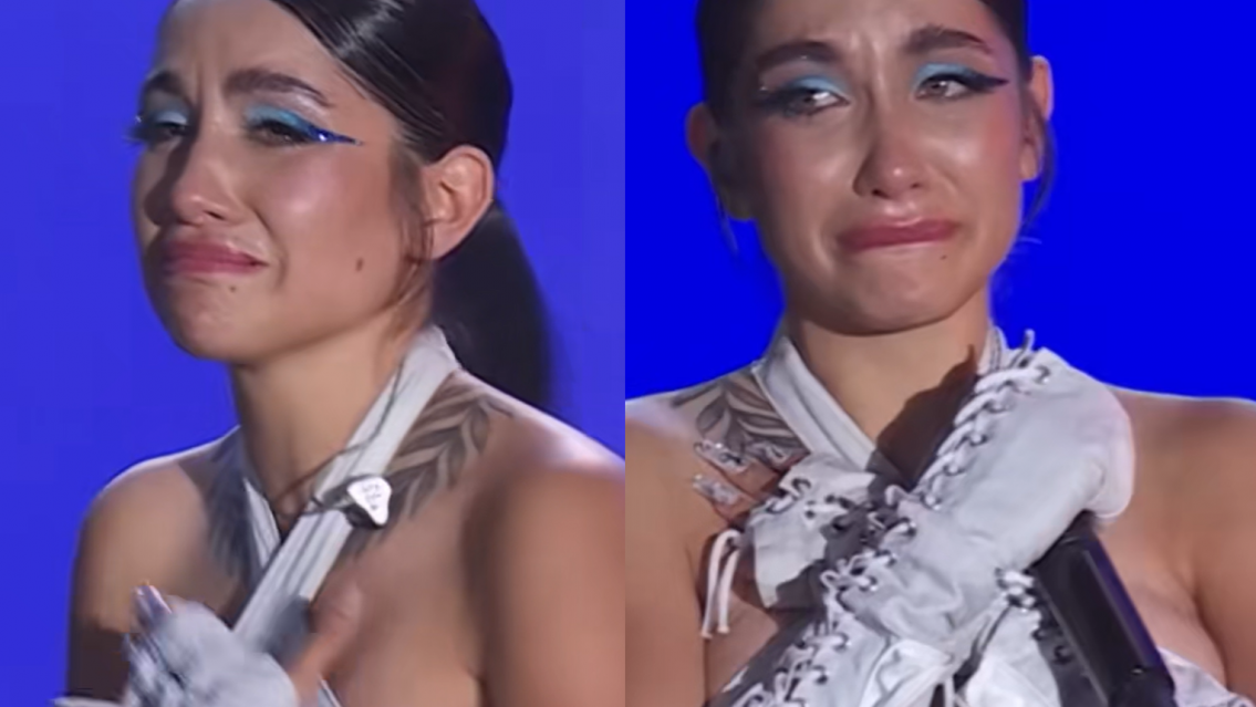 Mar�a Becerra rompi� en llanto en vivo por el gesto de su novio J Rei