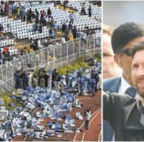 Destrozos en la visita de Messi a India: estafas y corridas en el estadio
