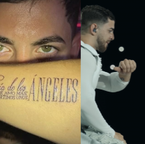 Se supo qué dice el tatuaje que tanto hizo llorar a María Becerra