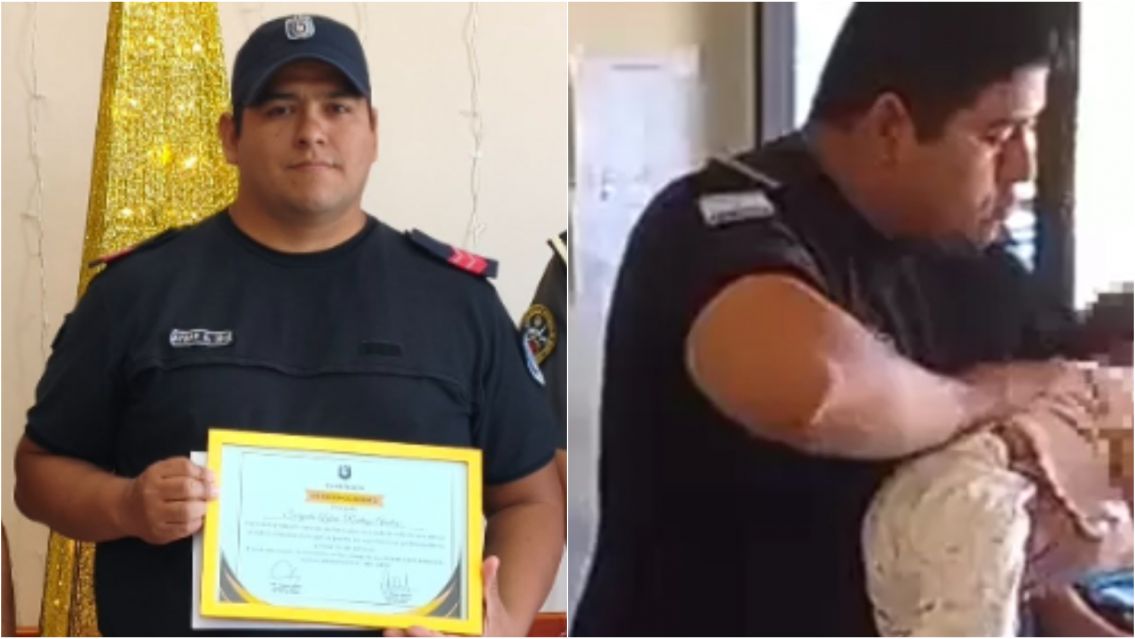 Reconocieron al policía jujeño que le salvó la vida a una beba de 15 meses