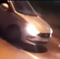 Inconsciente al volante:&nbsp;juje&ntilde;o se meti&oacute; a las "chapas" y a contramano por la ruta 9