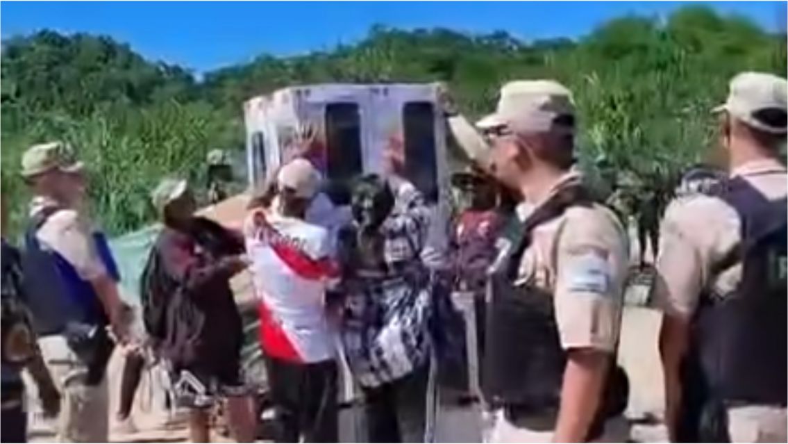 Tensi�n extrema en el norte: fuerte enfrentamiento entre bagayeros y Prefectura