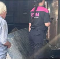 Descontrol total: quemó la casa de su papá y casi se mueren los dos