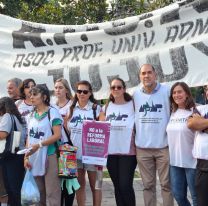 APUAP march&oacute; en Jujuy y reclam&oacute; que los diputados no perjudiquen derechos laborales