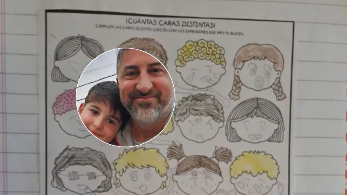Su pap� le arrebat� la vida: filtraron los �ltimos dibujos que dej� el "angelito"