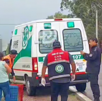 Terrible choque en plena tormenta: juje&ntilde;os impactaron contra un poste de alta tensi&oacute;n
