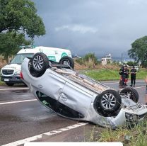 [AHORA] Terrible vuelco en la 66