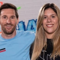 A los besos: la hermana de Messi con un trabajador del Inter Miami