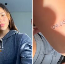 Se tatu&oacute; el cumplea&ntilde;os de su pap&aacute;, film&oacute; el resultado final y descubri&oacute; lo peor