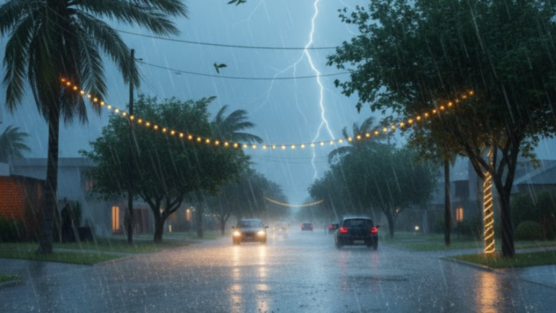 Tormentas intensas van a complicar Nochebuena y Navidad en Jujuy