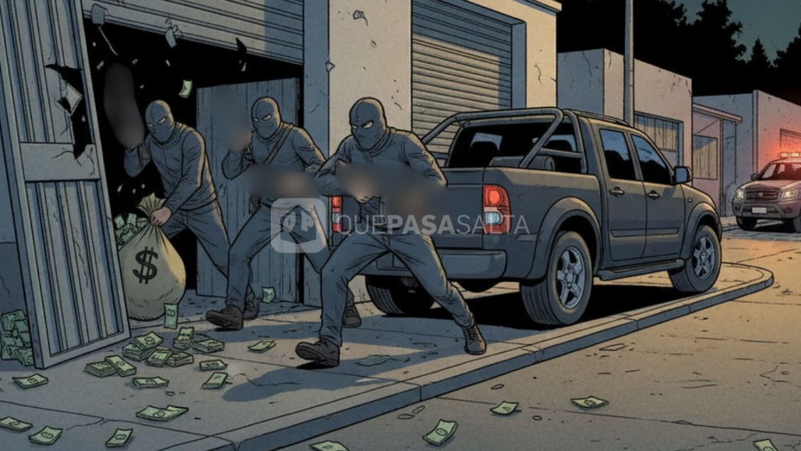 Golpe comando en Salta: entraron, reventaron el port�n y se llevaron $16 millones